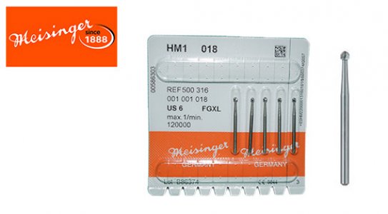 Meisinger Surgical Bur Round (Size 018) 5PCS