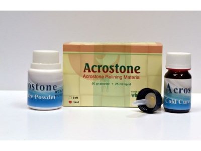 ACROSTONE SOFT RELINING MATERIAL (50G&25ML)